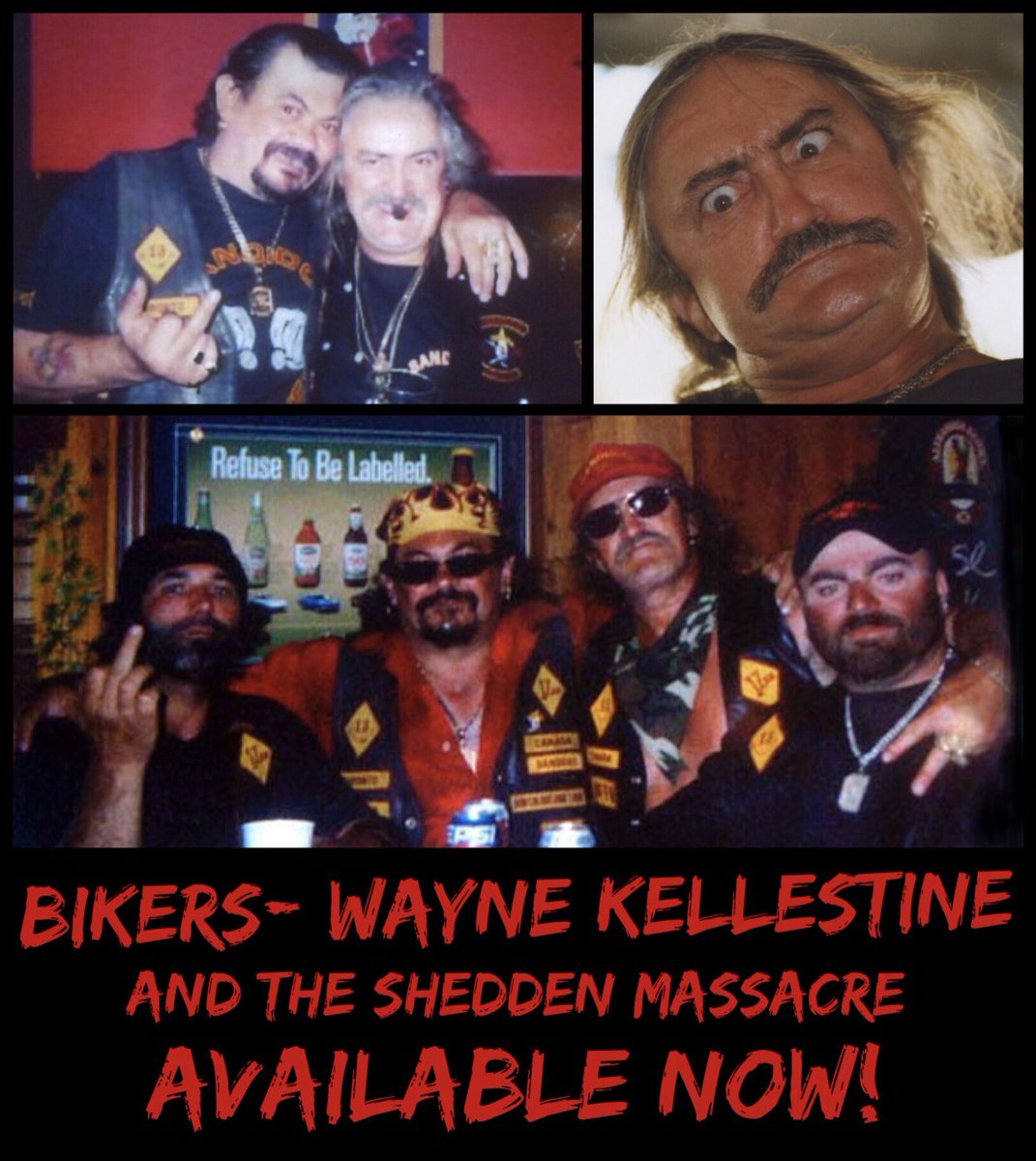 This week we cover the Shedden Massacre, which claimed the lives of 8 bikers. Racist ringleader Wayne Kellestine convinced his crew to torture &amp; execute fellow club members, &amp; try to blame the murders on the Hells Angels, in order to become fully patched members of the Bandidos