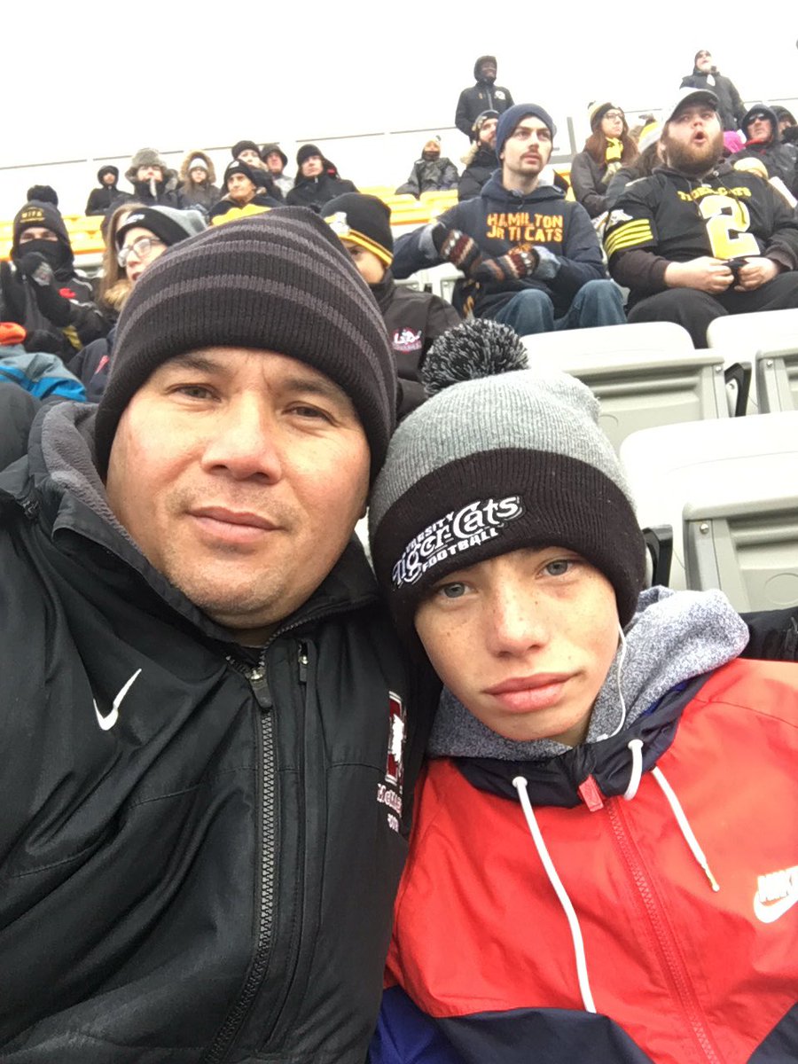 Ticats ripping it.  Football with the boys. Not much better than this.