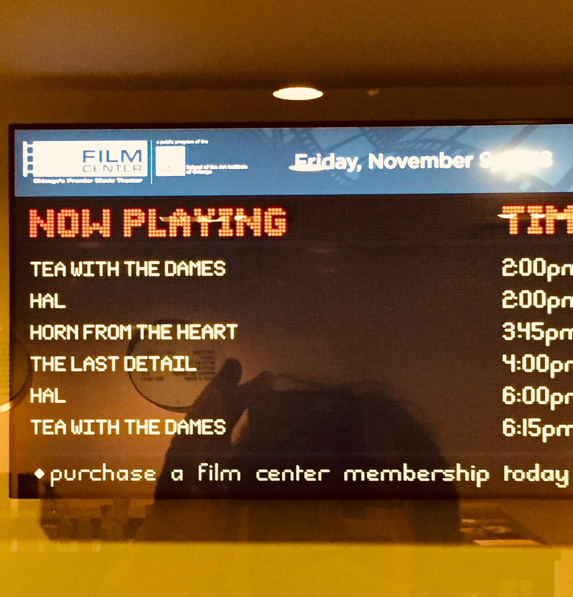 Gene Siskel Film Center (filmcenter) Twitter