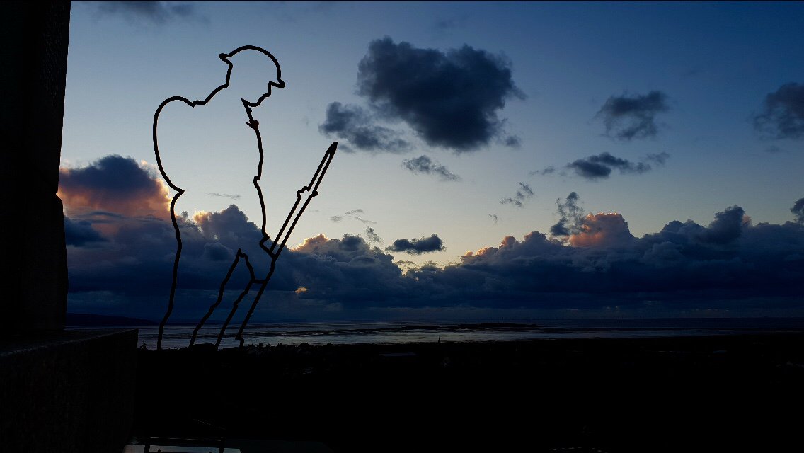 At the going down of the sun and in the morning
We will remember them  
#ThankYou100  #ThereButNotThere