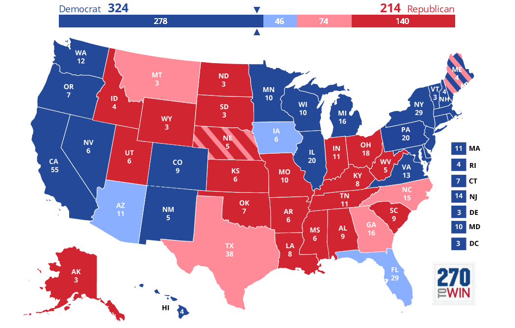 Nate Silver on Twitter "So here's an updated map showing House popular