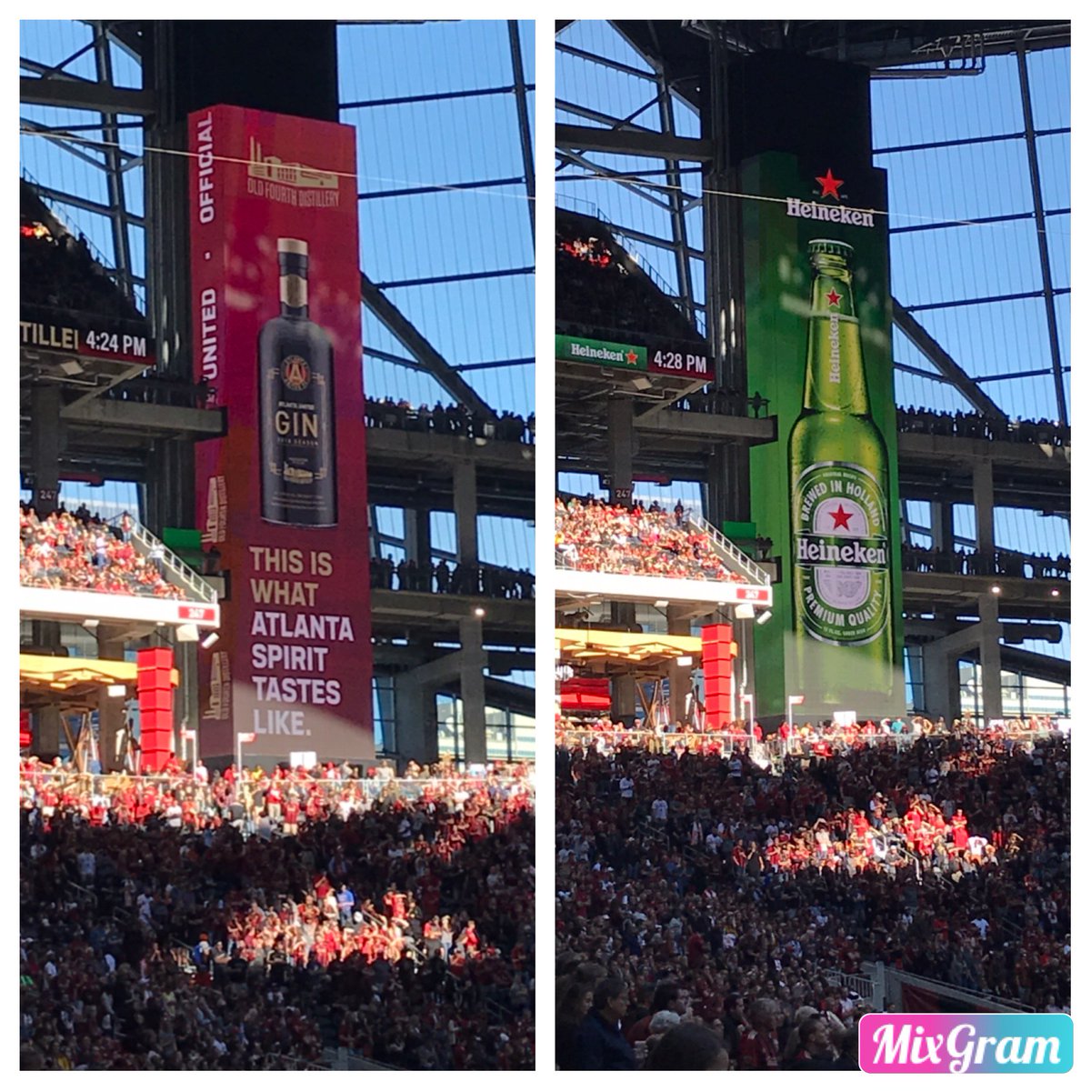 S U N D A Y F U N D A Y 🙌 Cheer on <a href="/atlutd/">Atlanta United FC</a> with the official team drink: <a href="/old4th/">Old 4th Distillery</a> #atlantaunited gin