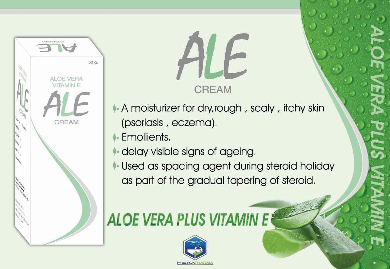 Ale Cream Aloe Vera Vitamin E edu.svet.gob.gt