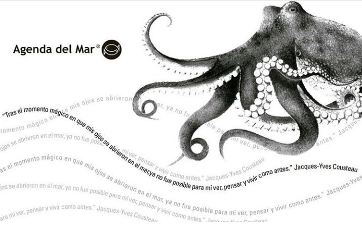 "Tras el momento mágico en que mis ojos se abrieron en el mar, ya no fue posible para mí ver, pensar y vivir como antes": Jacques-Yves #Cousteau 
Esta y otras espectaculares #postales con #frases sobre el #mar, encuéntralas en tu #AgendadelMar2019.
Pídela en el 318 344 2072