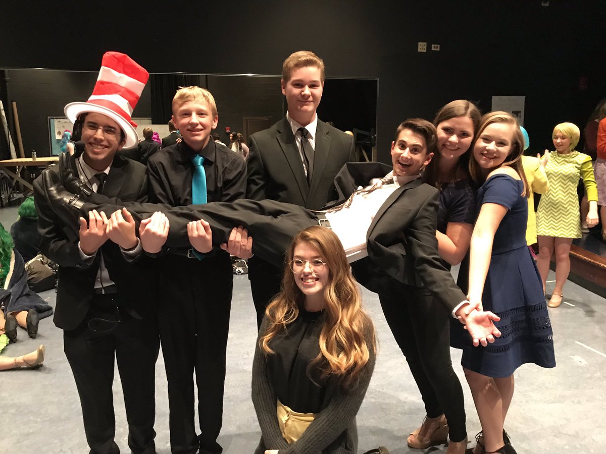 lztechtheater's tweet photo. Our house crew has been looking spiffy the past three nights at Seussical jr. Come see our last performance at 2 today! https://t.co/UUDy2iOuA5
