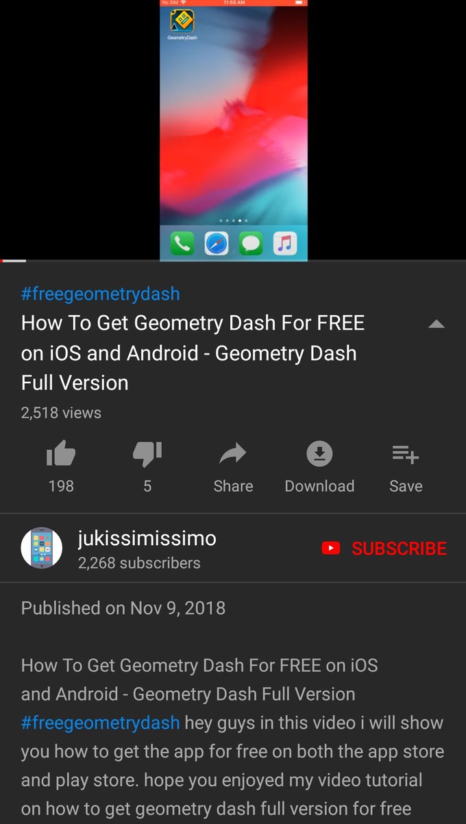 geometry dash 2.0 free download ios
