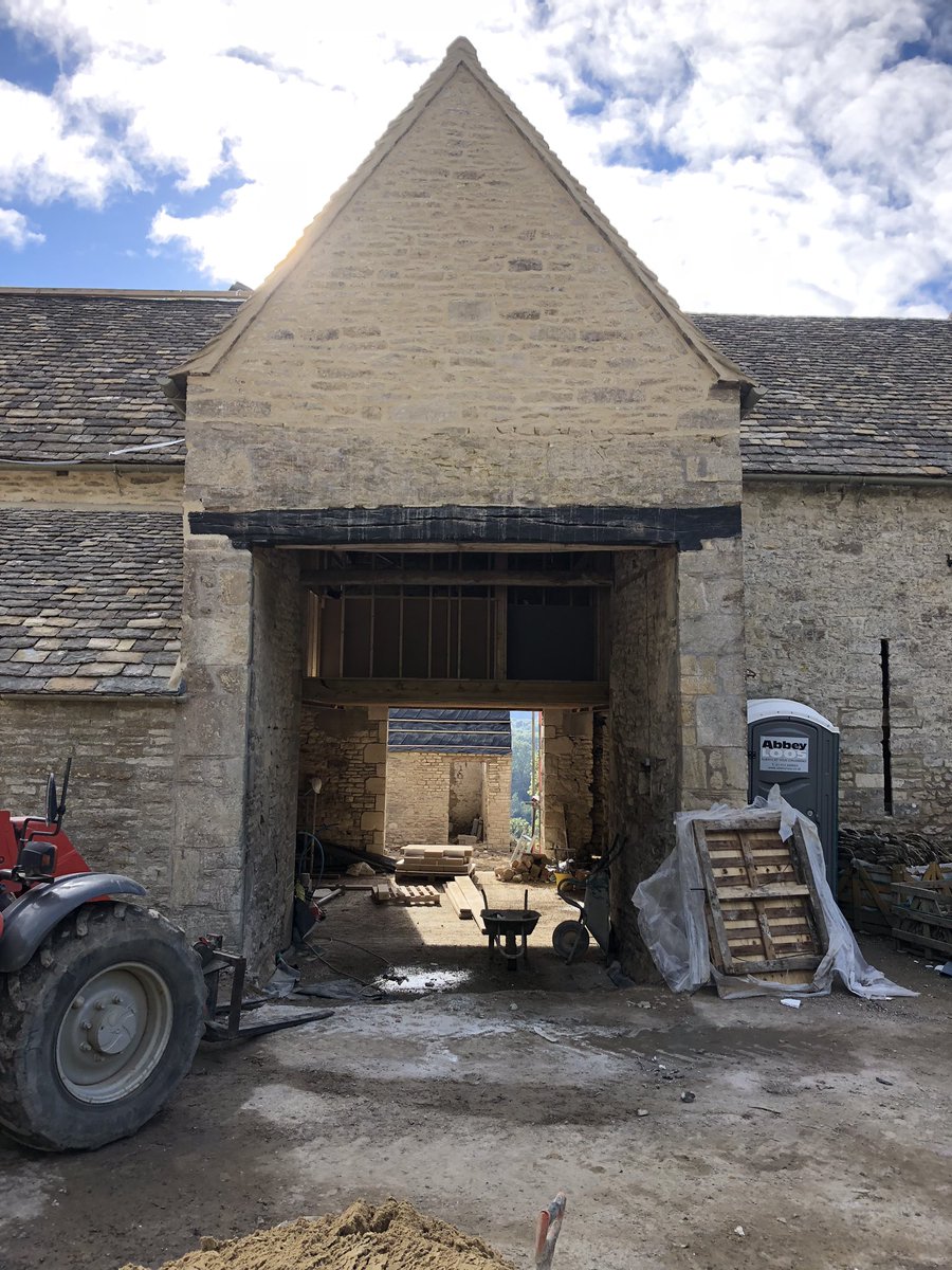 Apologies, we’ve been very quiet on #Twitter recently....here’s a lovely project we’ve just started 👍 #barnconversion #countryhouse #electrician #cotswolds