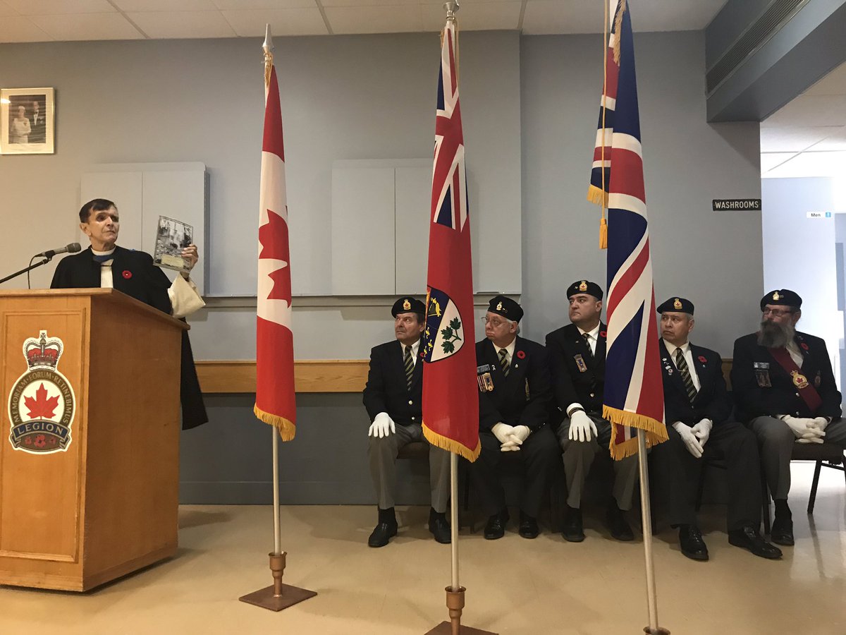 Beautiful #RemebranceDay Service today at the West Kildonan Legion Branch 30. Honoured to lay a wreath with others including Officer Cadet <a href="/MikePagtakhan/">Mike Pagtakhan</a> , 1226 Fort Garry Horse Army Cadets. #lestweforget