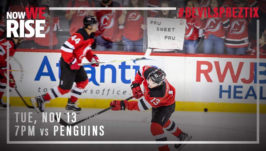 hughweber1's tweet image. Anyone else just ready to have the @NJDevils come back to @PruCenter already?! #PruSweetPru 

RT for a chance to win my #DevilsPrezTix for Tuesday’s game where we will also be celebrating #HHOFBrodeur.