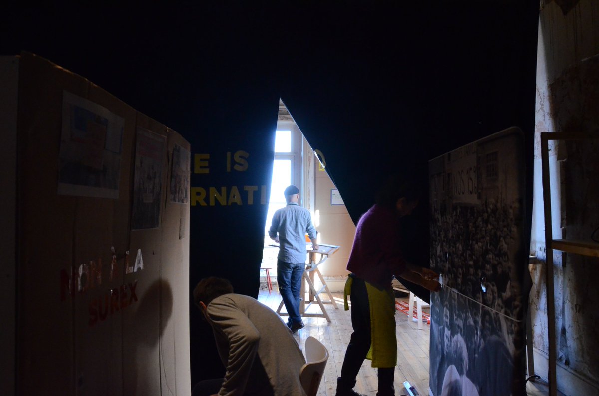 MuseomixOuest's tweet image. Projet poings levés ✊ #museomix #saintbrieuc