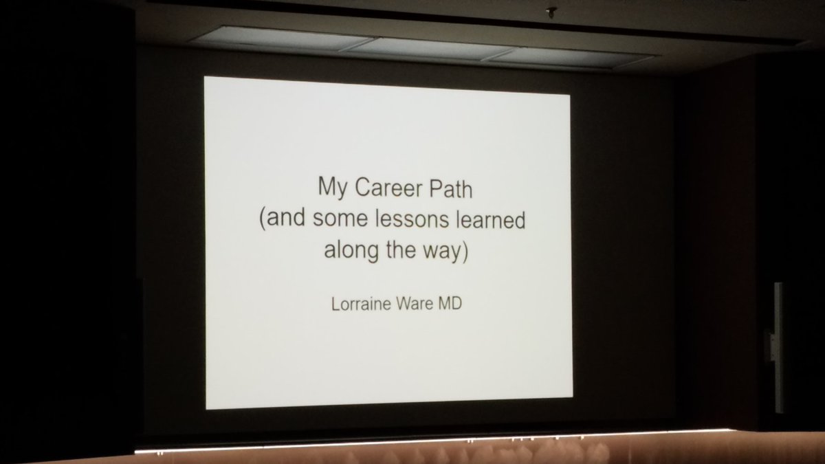 Excited to hear our closing keynote speaker, Lorraine Ware, MD, share her career story and expertise! #SEMSS2018
