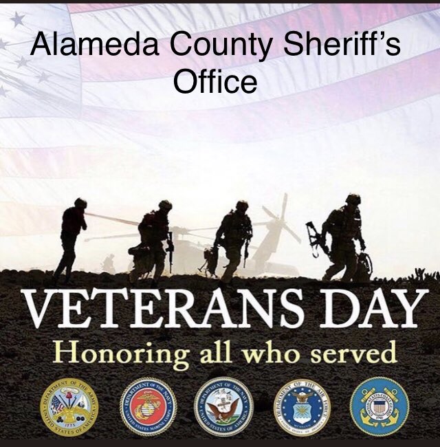 Today, we honor the veterans of our nation and those working today at ACSO. Thank you for your service. #VeteransDays 🇺🇸