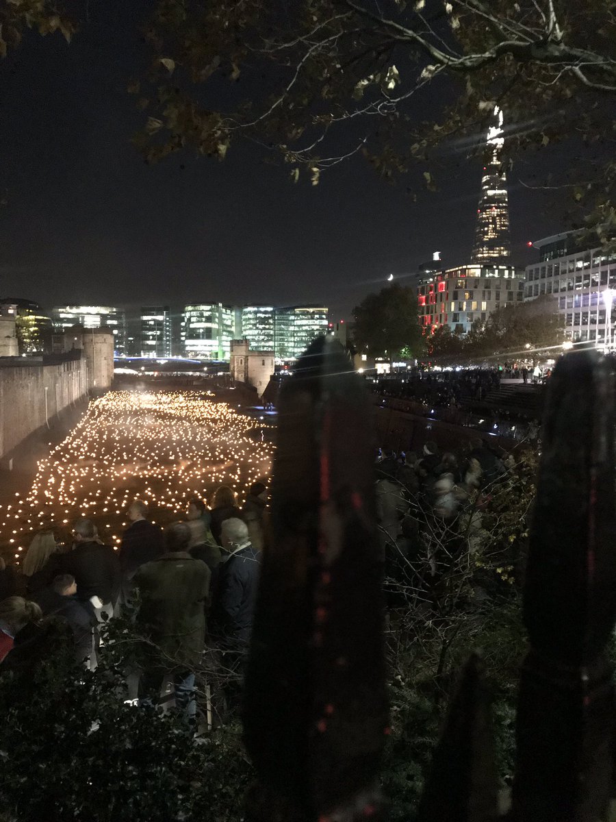 The #TowerRemembers #RememberanceDay2018 memorial is a truly stunning display. 🙏🏼