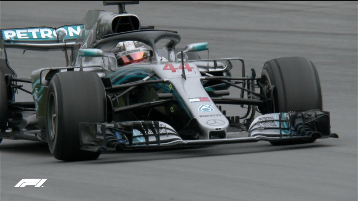 Hamilton, en la carrera de Interlagos.