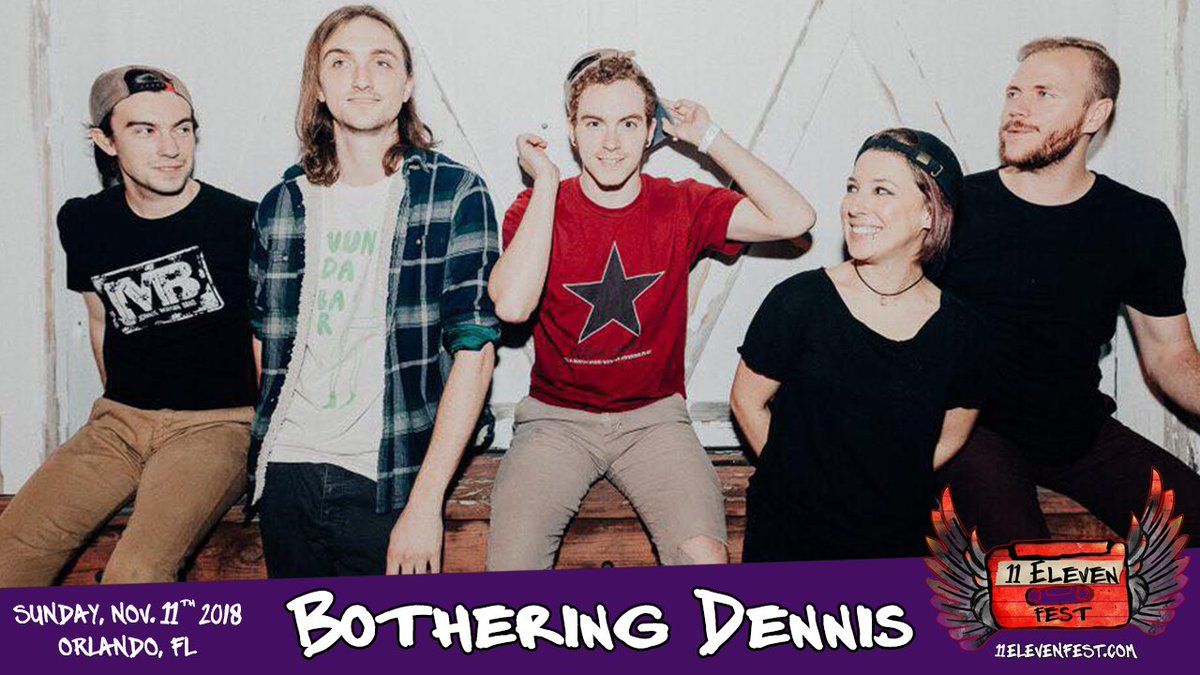<a href="/BotheringDennis/">Bothering Dennis</a> is up now!! This local Orlando band have been tearing it up, and now they're going to take it to 11 with us <a href="/11ElevenFEST/">11ElevenFEST</a> !!!