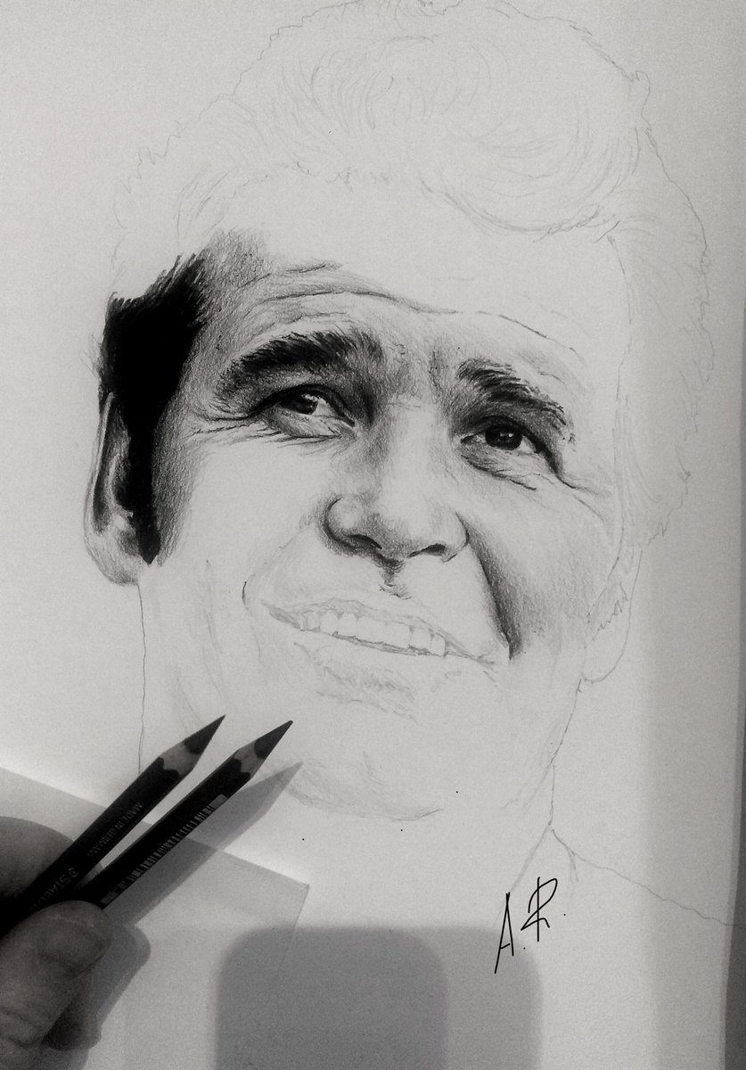 1Aread's tweet photo. Progress of a pencil commission for an Australian client.
James Garner as Jim Rockford "The Rockford Files"
Staedtler Mars Lumograph black pencils on Milton ticket board.
#jamesgarner #drawings #art #realism #Therockfordfiles #tvtime #andrewread https://t.co/lw4EVAPkRi