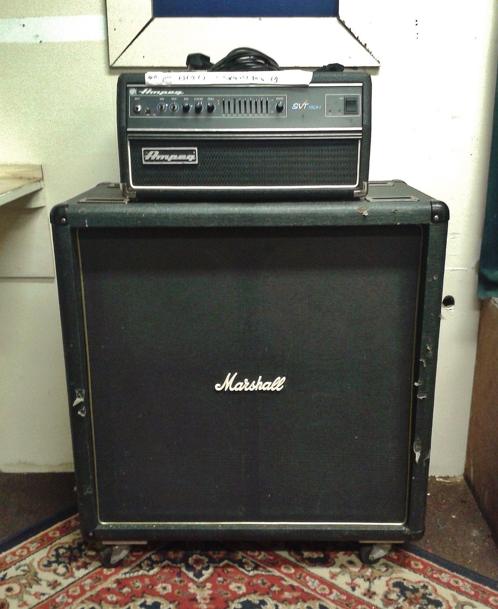 Thanks to wonderful Gemma Cullingford we have her Kaito bass rig now! I am a HUGE Kaito fan, and we gigged together lots, I did sound for them a bunch of times, and Gemma and I were in The Deets together for a little while. She's also of course now in the awesome <a href="/Sinkyateeth/">Sink Ya Teeth</a>.