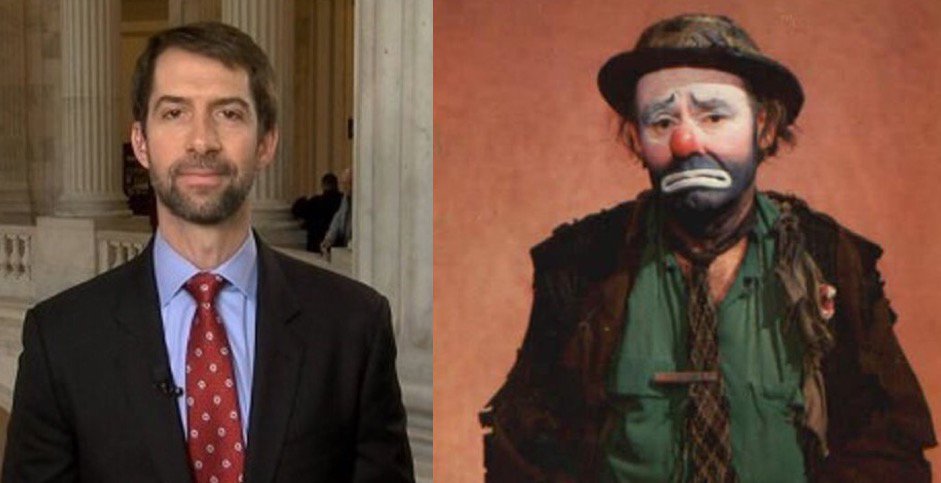 Emmett Kelly as Tom Cotton