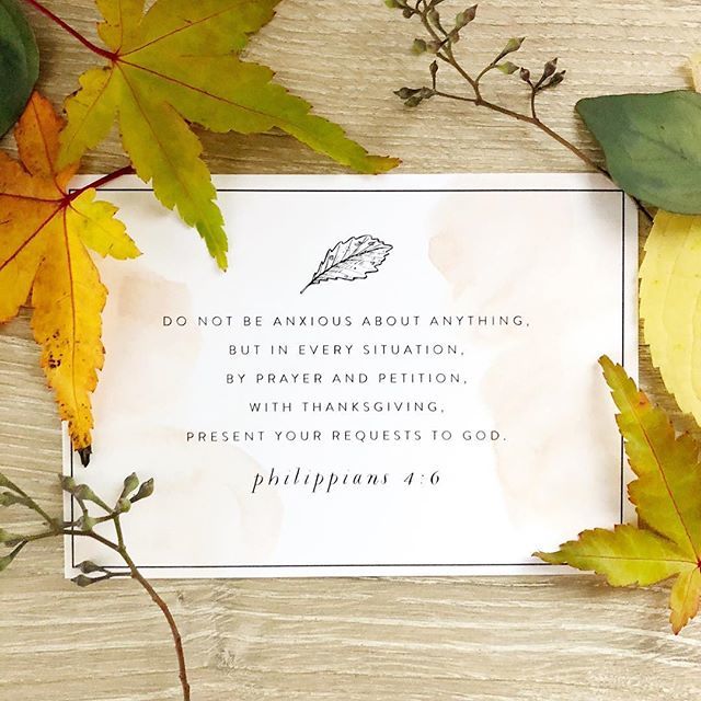 JonesDesignCo's tweet photo. Truth for today. And always. 🍂
#scripturecard #donotbeanxious https://t.co/AFfgIioqyl