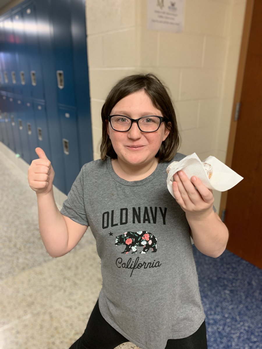Spirit Week Winners got donuts on Friday! Way to go! Congrats to <a href="/MatysMrs/">Mrs. Matys</a> <a href="/Mrs_KMorales/">Mrs. Kelly Morales</a> <a href="/MsBlaisseNMS/">BlaisseNMS</a> <a href="/MZimmerman_NMS/">Marnie</a> <a href="/mrkaufholdnms/">@MrKaufholdNMS</a> <a href="/MissKellyNMS/">Miss Kelly</a> <a href="/NMS8thGrade/">NMS 8th Grade</a> #soartosuccessNMS #PositivelyPennDelco