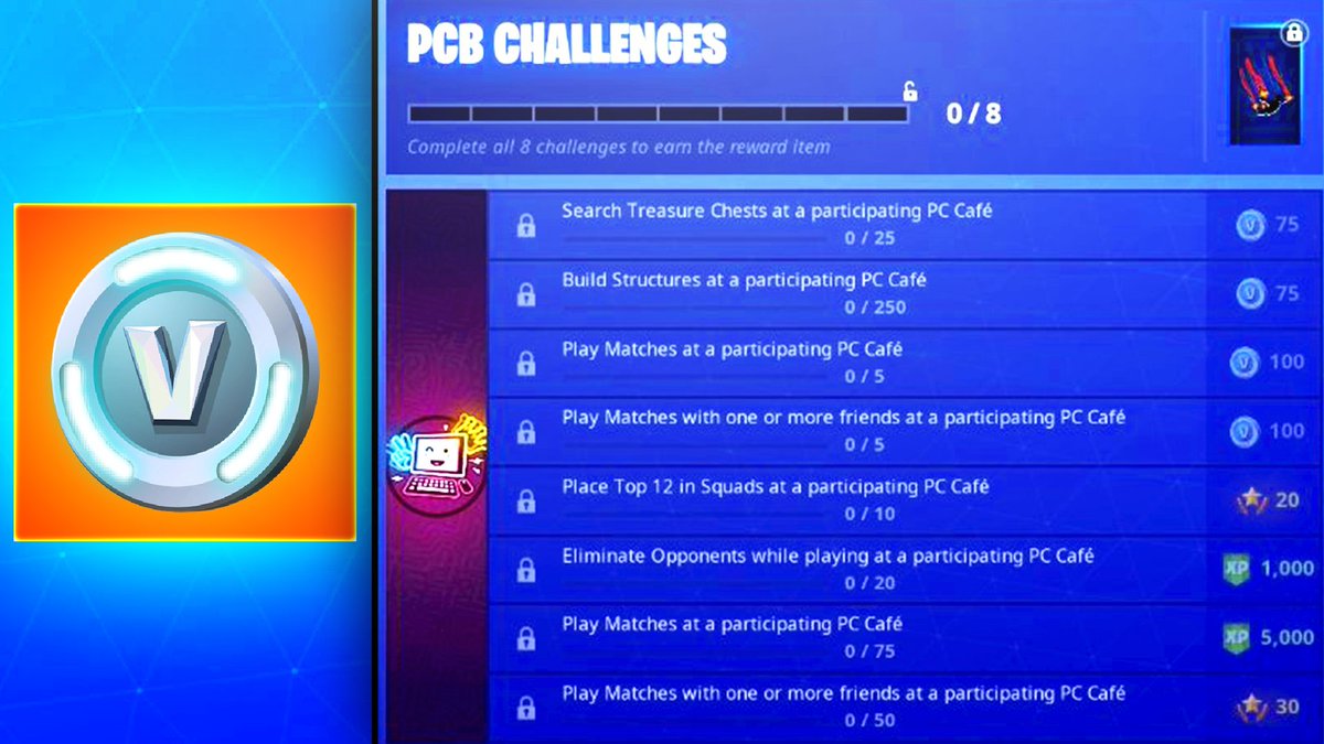 how to get pcb challenges explained fortnite free v bucks tiers challenge - fortnite free 30 tiers