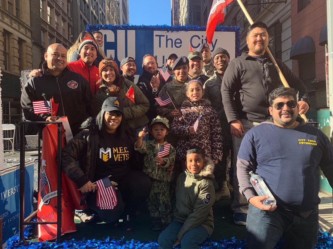 CUNYVets's tweet photo. Today was NYCβs 100th Annual Veterans Day Parade. Amongst others CUNY represented our Veterans stronger than ever. Thank you for your service and your sacrifice CUNY celebrates all of the Veterans PAST, PRESENT & FUTURE. ππ±π·π±π·π±π·π±π·π #cunyvets https://t.co/LEjK7kWfZB