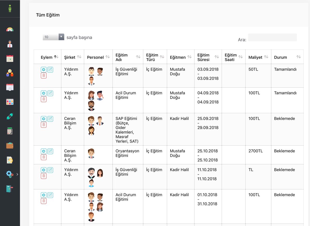 Personelinizin eğitim planlamasını hazırlamak artık çok pratik. İnsan Kaynakları Eğitim Listesi #Pratikİnka #EğitimListesi