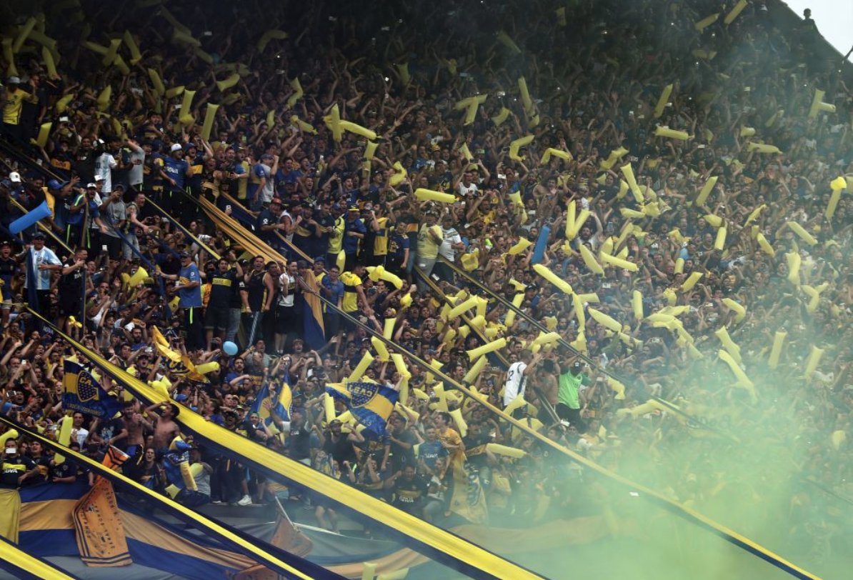 HERMOSA FIESTA nos regalaron las tribunas Xeneizes💙💛💙