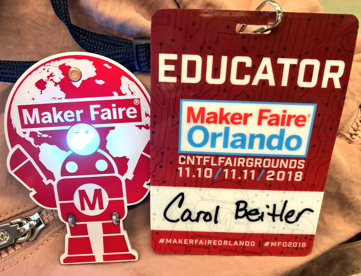 I soldered! <a href="/OrlMakerFaire/">Maker Faire Orlando</a> great event!!