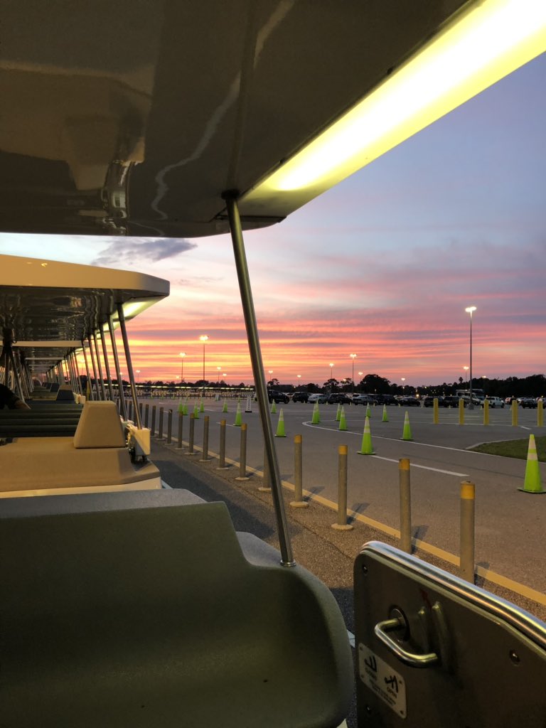 Tram sunset <a href="/littleDISmaid/">Arielle</a> #AnimalKingdom #disneyworld #weekendvibes #DisTwitter
