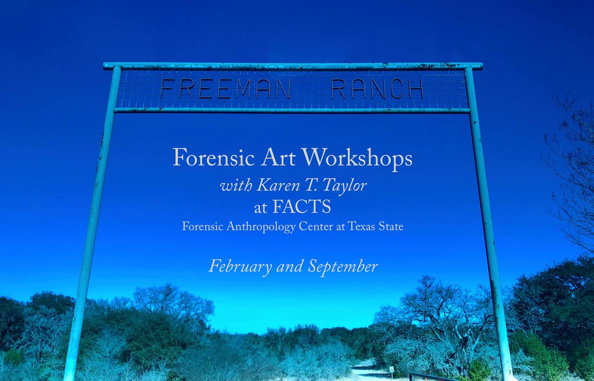 kttfacialimages's tweet image. February #forensicart #drawing workshop in Texas is already starting to fill. Register soon! txstate.edu/anthropology/f…