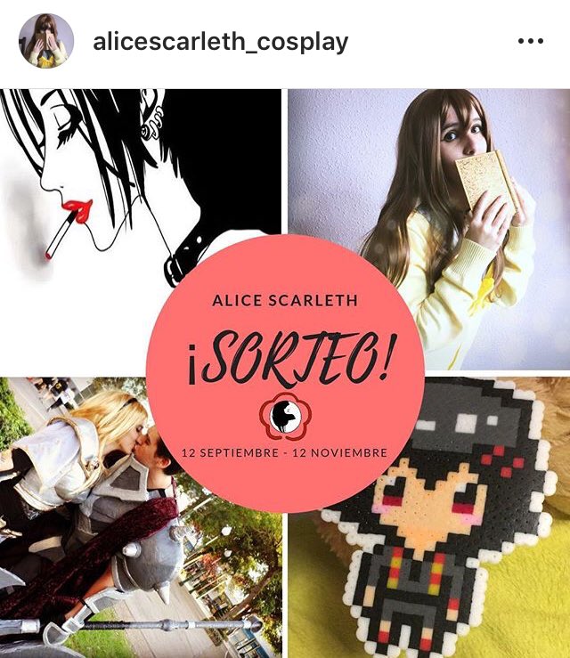 AliceScarleth's tweet photo. Estoy haciendo un sorteo en mis cuentas de instagram, mañana será el último día para participar, así que... Os invito ha hacerlo si os interesa. 💕 https://t.co/13OL7cK9qS