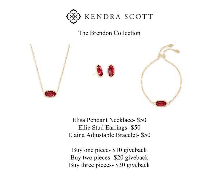 BMAC_foundation's tweet photo. Kendra Scott Gives Back Night is December 4th from 6-8pm!!
We are excited to announce... 
              the BRENDON COLLECTION
If you are interested in pre-ordering the collection or items in the collection, please message Lori McLarty or Jen Blair. https://t.co/hxgJ9tuCh3
