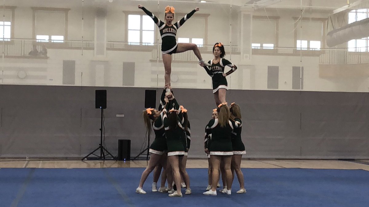 Great ending to an even better season!! You’re always #1 in our hearts!! 🧡💚🎀 <a href="/HopkintonCheer/">Hopkinton Cheer</a> #heartofahiller #hillerpride