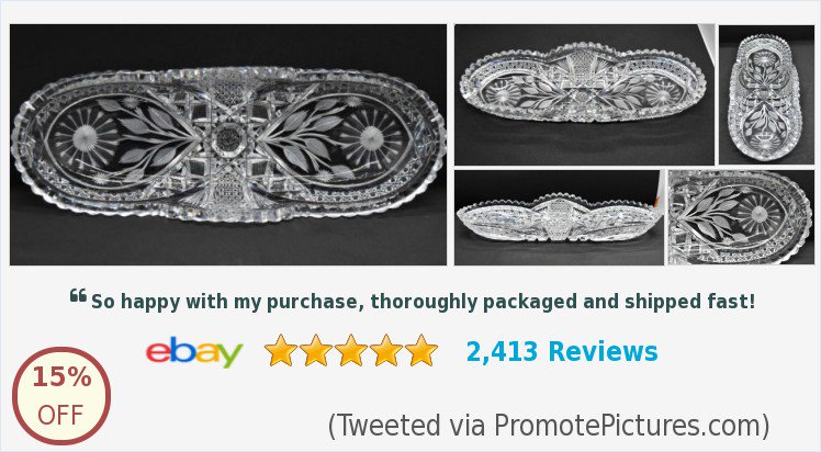 kerrberry77's tweet image. J. Hoare Nassau Pattern #Antique #CutGlass Floral #CeleryDish #AmericanBrilliantPeriod | eBay #jhoare 
goo.gl/gxsQQ6
(Tweeted via PromotePictures.com)
