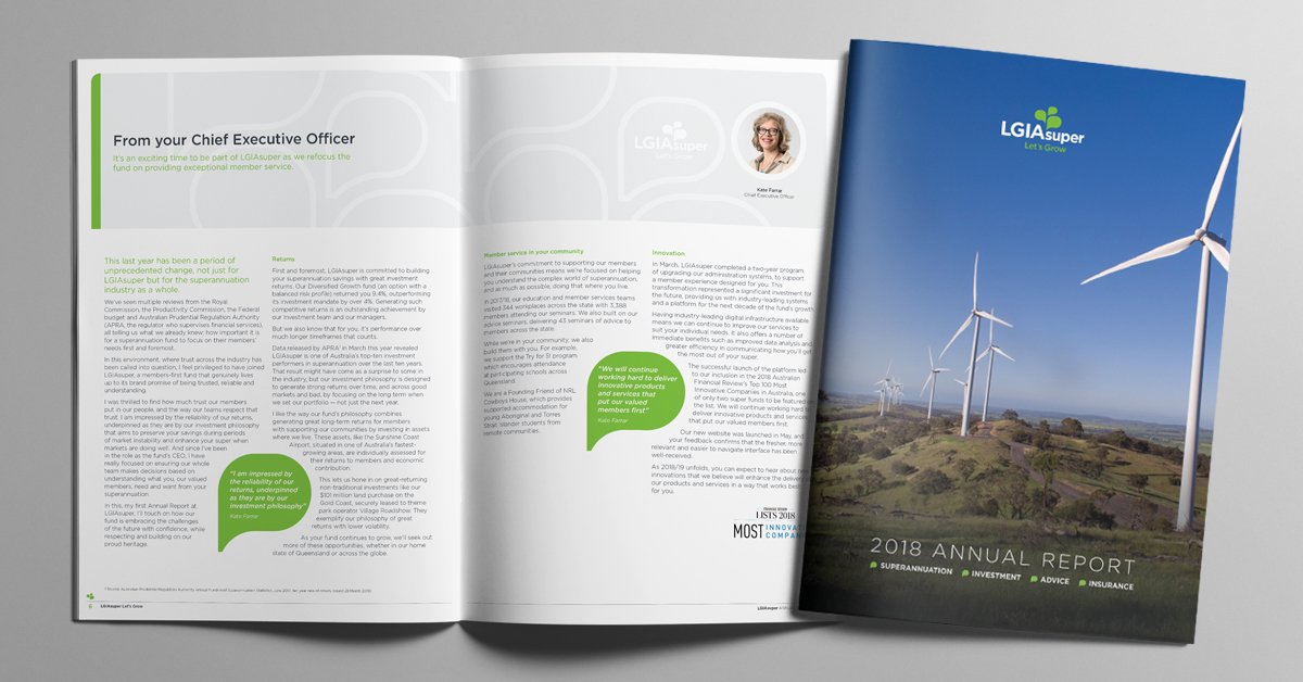 “LGIAsuper’s Infrastructure assets generated stellar returns over the year, supporting the well-diversified investor.” Read more about LGIAsuper’s #investment performance in the 2018 Annual Report #Investing #Retirement bit.ly/AnnualReportT