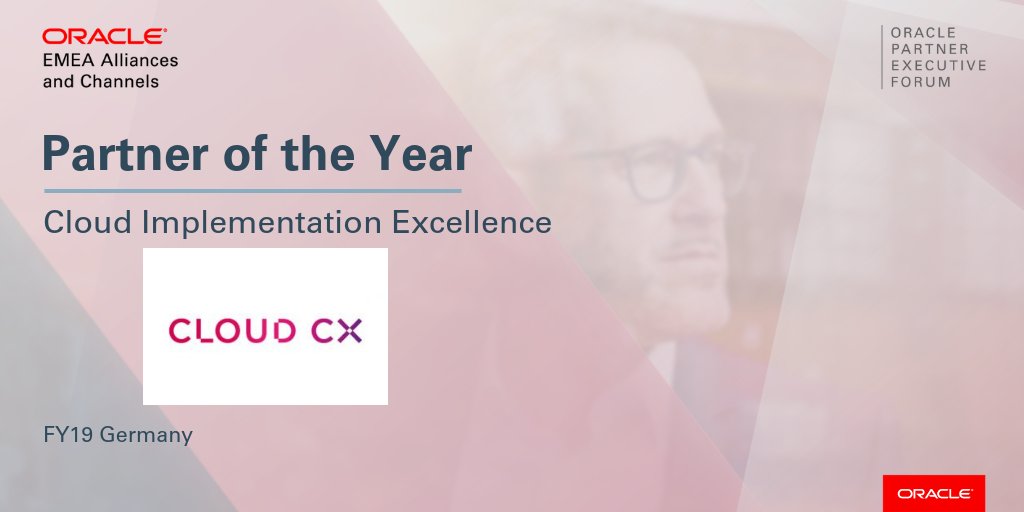 oracleemeaps's tweet image. For excellence in #CloudImplementation speak to our FY19 Oracle Partner of the Year Award winners CloudCX #OraclePartnerExecutiveForum #YourTomorrowToday #emeapartners @Oracleemeaps @fjtorres