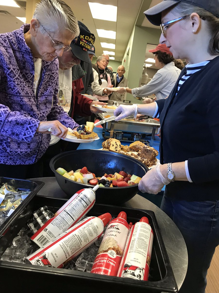 CommonsPenn's tweet photo. We celebrated our veterans last week with our annual Veterans' Day Breakfast and Ceremony! Thank you to all who came and happy Veterans' Day to all who have served. #northpenncommons #buildingcommunityoncommongrounds https://t.co/0hcPEvYAhu