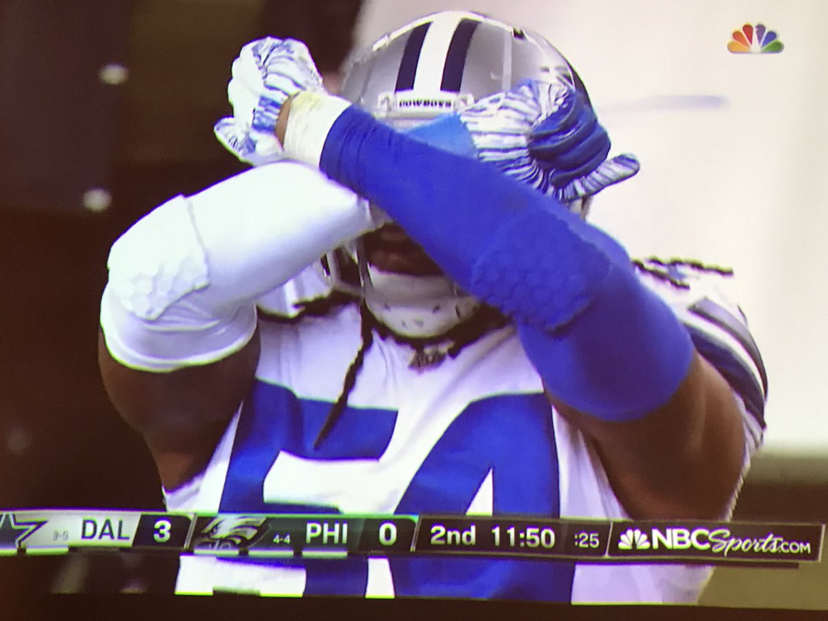 dez throw up the x shirt