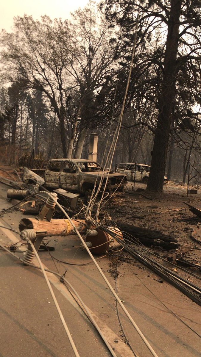 More than 6700 homes were burned to the ground in #Paradise. Many had to jump out of their cars and make a run for it. #CampFire is the most destructive ever in #California history. <a href="/ABC/">ABC News</a>