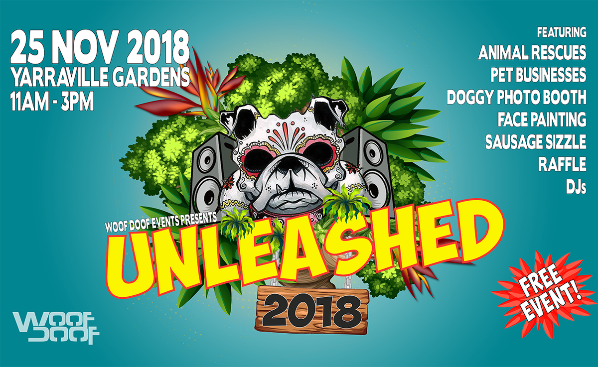 OzDogLover's tweet photo. #Melbourne #doglovers a #DogDayOut to look forward to!

#Unleashed2018 hosted by #WoofDoofEvents is in #Yarraville Gardens on Sunday 25th November with live entertainment, educational talks, #rescue and #pet stalls, raffle, #Christmas photos!
#woofdoof 🐶

https://t.co/6kczG2N7E8 https://t.co/1jcRcJVckK