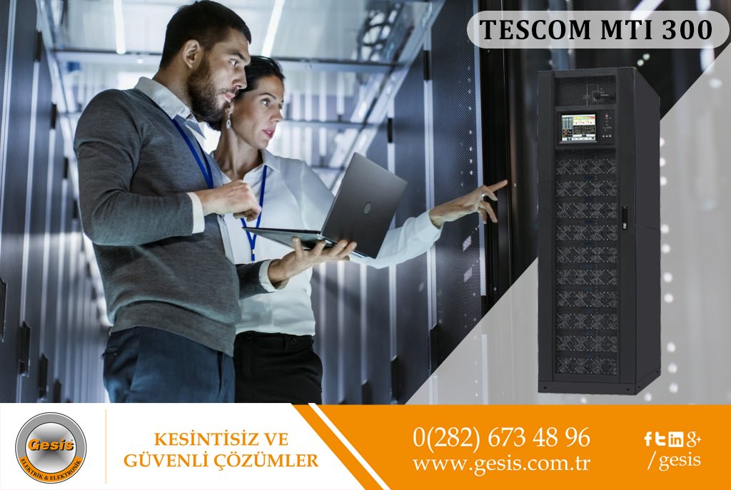 Tescom MTI 300 #Modüler Kesintisiz Güç Kaynağı(#UPS) Serisi 
MTI300 Modüler Kesintisiz Güç Kaynağı Serisi (UPS) sistemleri, büyük veri merkezleri ve hassas elektronik cihazlar için en uygun kesintisiz güç çözümleri sunmaktadır.
gesis.com.tr/kesintisiz-guc…