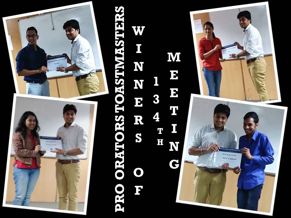 ProOratorsTM's tweet image. POTM conducted another exciting session in it&apos;s 134th meeting. Here are a few glimpses from the meeting.

Join us to develop better communication and leadership skills in our next meeting.

#Toastmasters #ToastmastersInternational #ProOrator #CommunicationSkills #LeadershipSkills