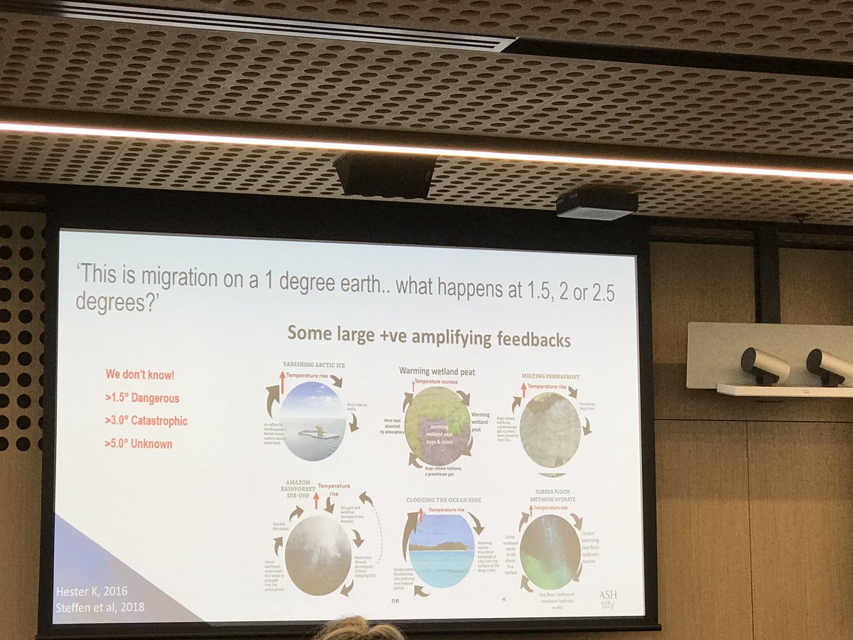 At #humanitarianhealth symposium <a href="/centrehl/">Centre for Humanitarian Leadership</a> where <a href="/trishnayna/">Trish Nayna Schwerdtle</a> has just laid out how serious the issues NOW are for #climatechange and #migration we need to act now - it’s no longer about politics, it’s about the survival of communities and civilisations