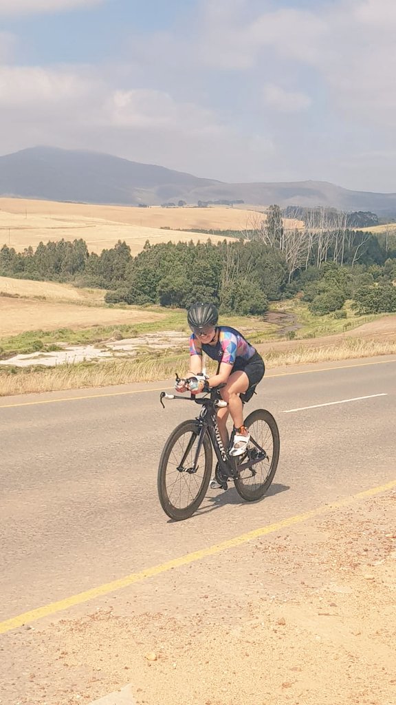Happy moment on my bike this weekend in the beautiful Hemel en Aarde. 
What a fantastic race, and an opportunity to learn new tri lessons and re-learn some old ones.
<a href="/Race2Stanford/">Race2Stanford triathlon</a>
<a href="/VillagenLife/">Village n Life</a>