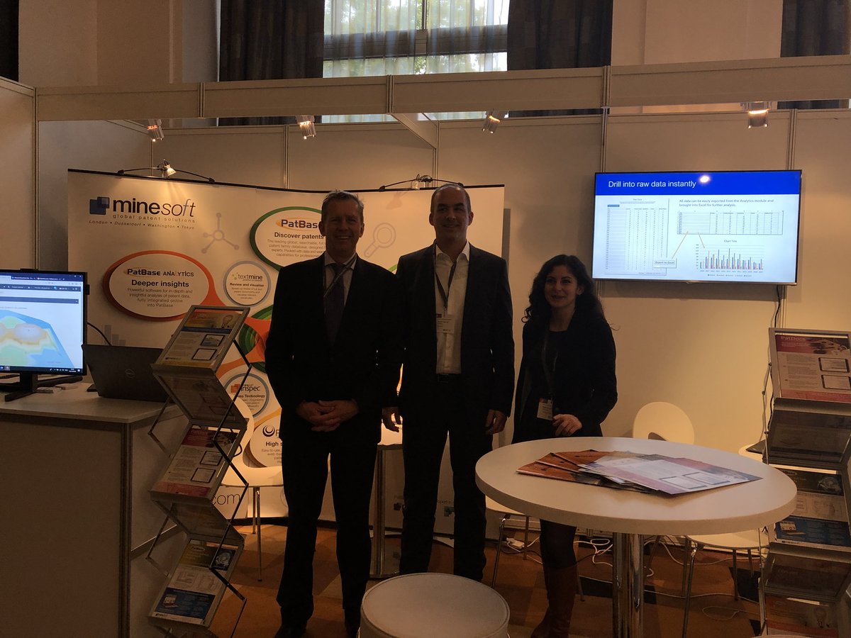 Minesoftnews's tweet photo. Excited to be in Brussels for #EPOPIC this week! Don’t miss out on our workshop this afternoon for a chance to explore NEW #PatDocs, #PatBase update & a mini alert tutorial. In the Exploration room at 14:15. https://t.co/XDQjitPTIp