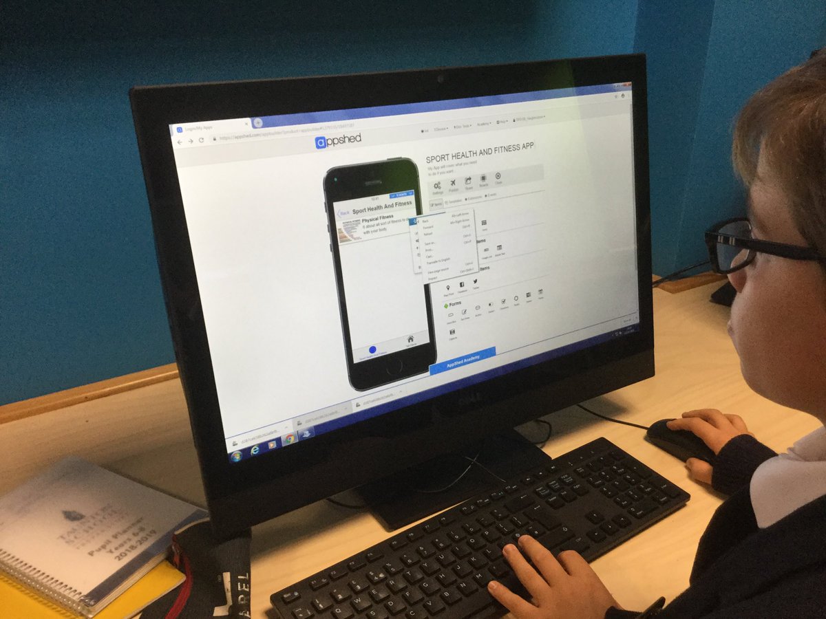 ExcitingICT's tweet photo. Designing Academic Apps with Year 8 using ⁦@AppShed⁩ ⁦@TauntonPrep⁩ great fun and a good introduction in the world of building an app. https://t.co/mQDbwvAwsL