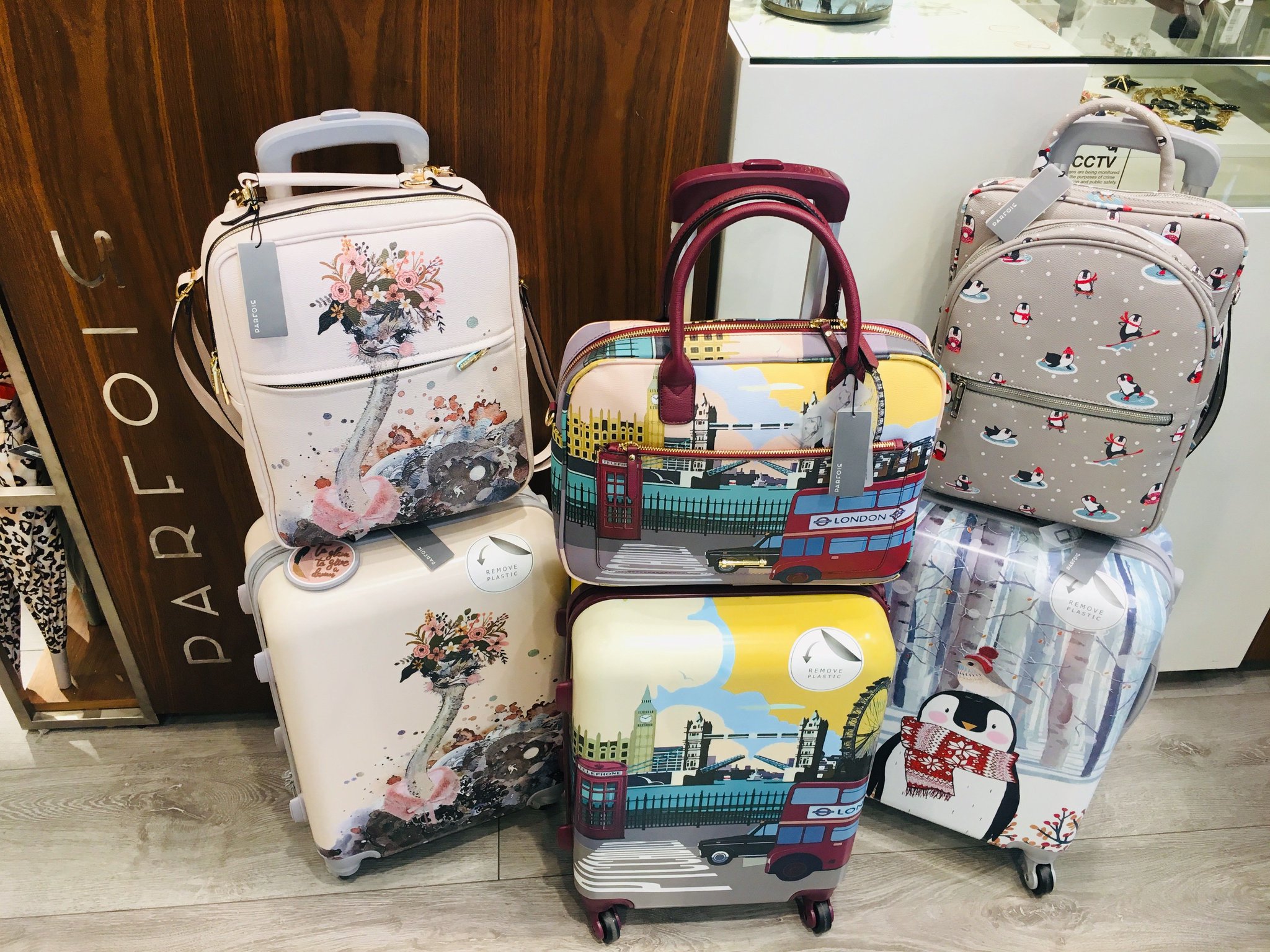 parfois suitcases