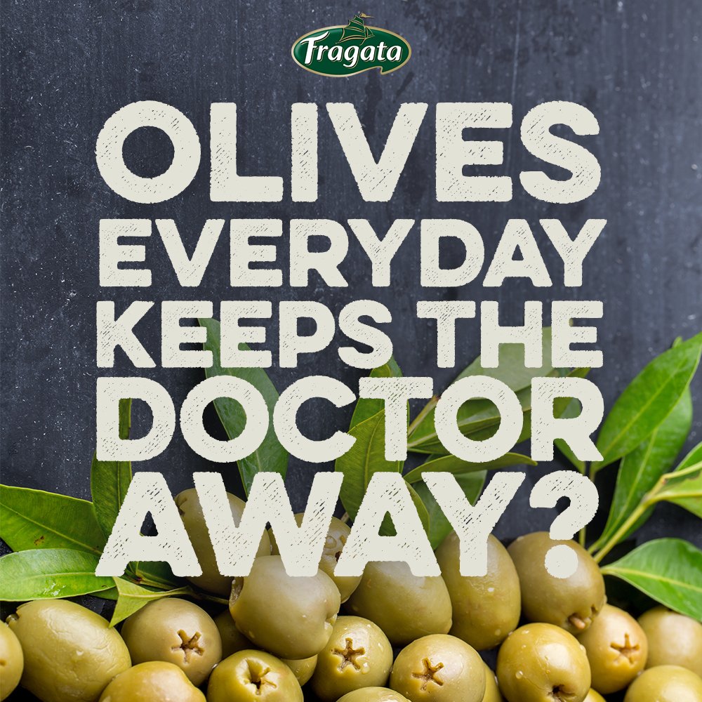 Fragata on Twitter "Olives every day keep the doctor away? Well