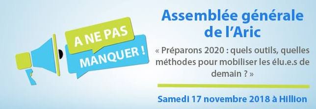 5 ateliers proposés aux élu.e.s samedi prochain à l'AG de l'<a href="/AricBretagne/">Aric Bretagne</a> pour préparer les #Municipales2020 
Le 1er - Mobilisation citoyenne : comment motiver des habitant.e.s à s’engager dans la vie publique locale ? 
+Infos et inscription sur urlz.fr/8aWf